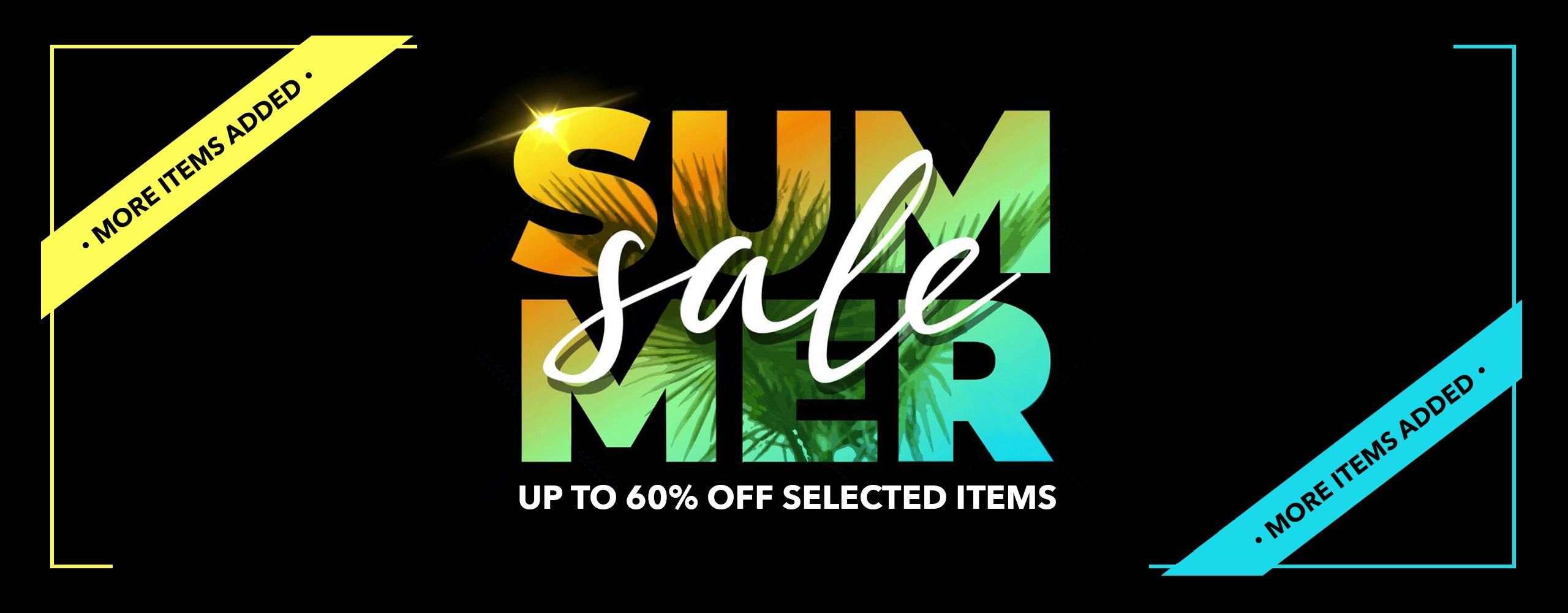 Summer Sale! 60% OFF Selected Items at Blitz.