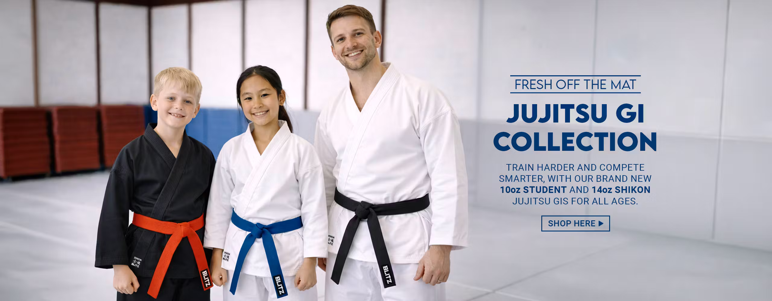 Train harder and compete smarter with our brand new 10oz Student and 14oz Shikon Jujitsu Gis.