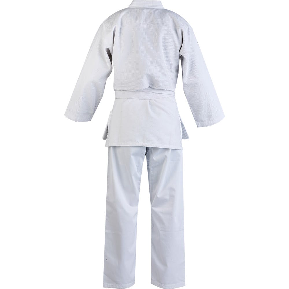 Blitz White Child/Adult Judo Suit/Gi/Uniform 350g with free White Belt 