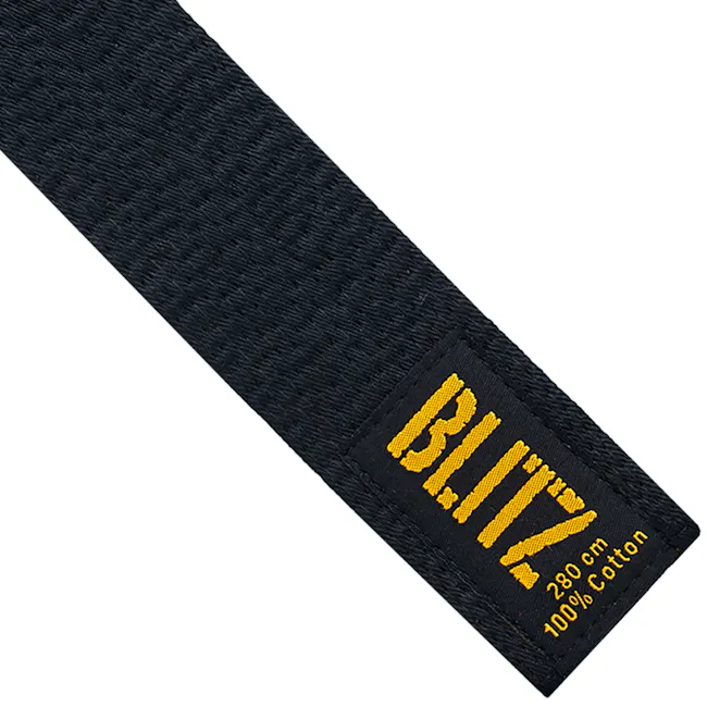 Blitz Deluxe Cotton Black Belt