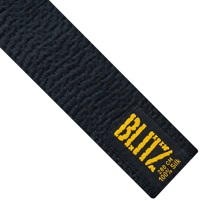 Blitz Deluxe Silk Black Belt