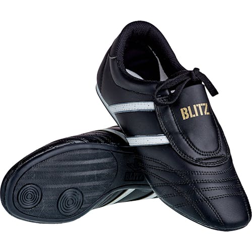 Blitz Kids Martial Arts Training Shoes - Black / White
