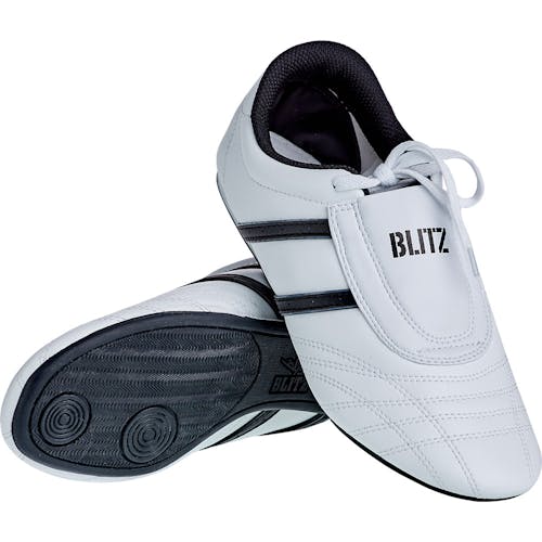 Blitz Kids Martial Arts Training Shoes - White / Black