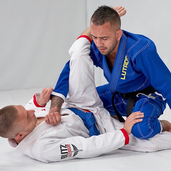 Blitz Adult Lutador Brazilian Jiu Jitsu Gi Blue 550g