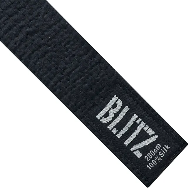 Blitz Standard Silk Black Belt