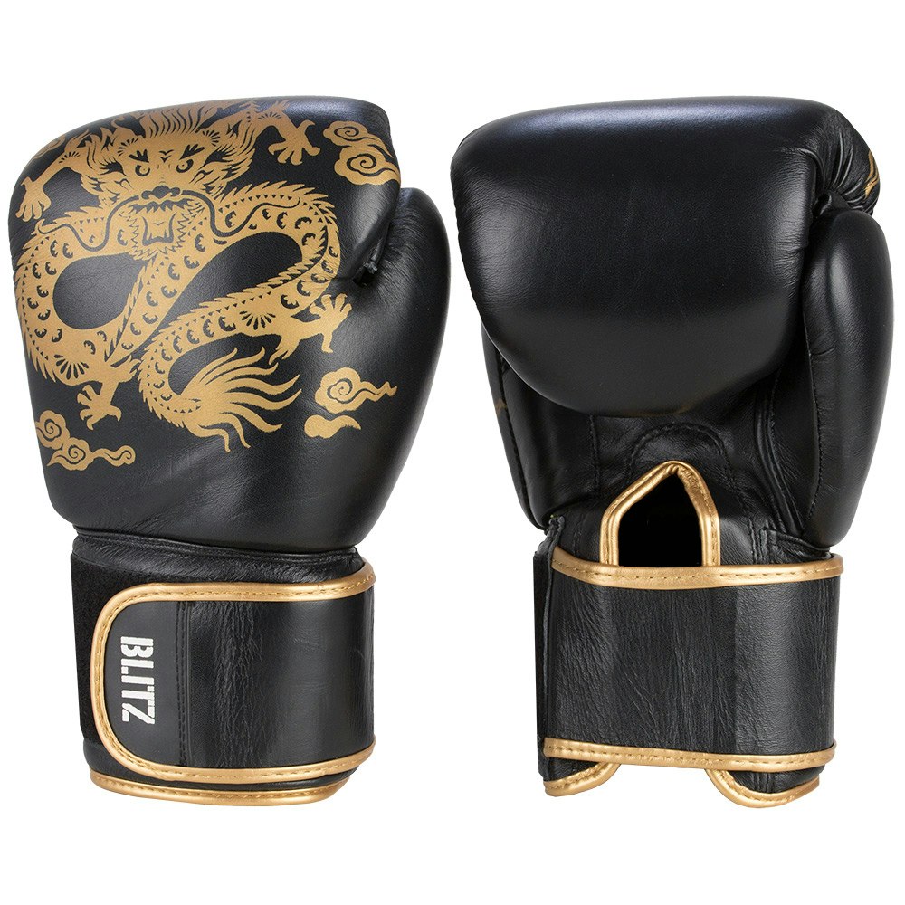 Warrior Muay Thai Leather Boxing Gloves 