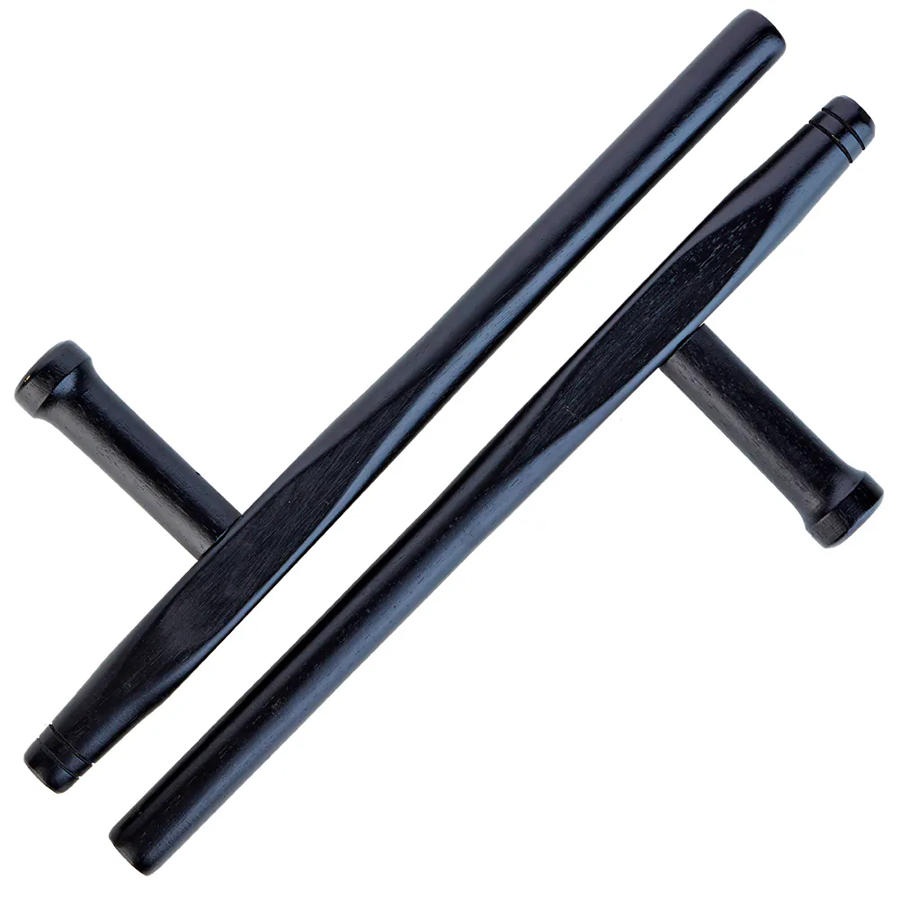 Wooden Black Oak Round Tonfa