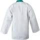 Blitz Adult Traditional Tang Soo Do Jacket - 7oz in White / Green - Back