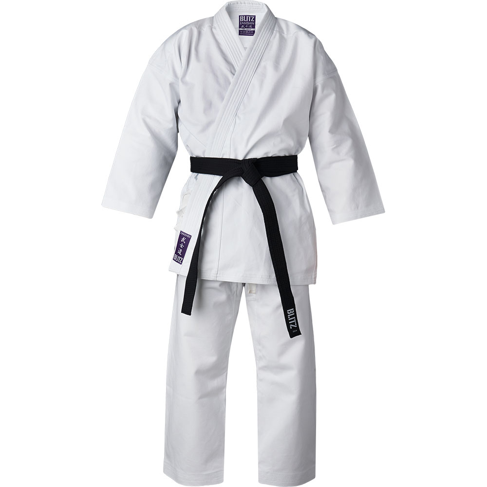 Traje de Karate para Estudiante algodón, 3-160 cm Color Blanco Blitz 