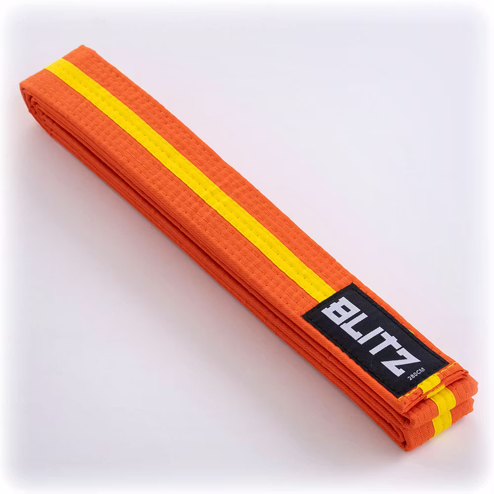 Image of Blitz Colour Belt / Colour Stripe - Orange / Yellow