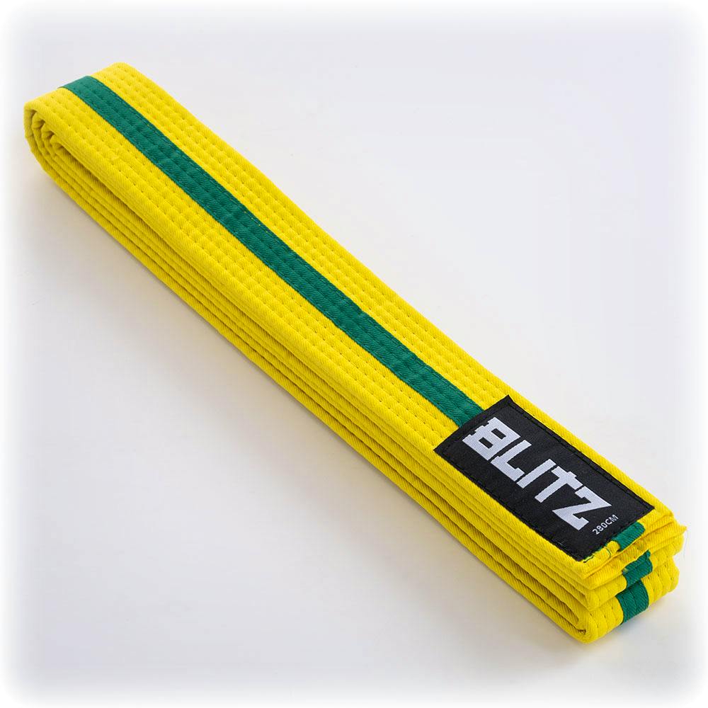 Image of Blitz Colour Belt / Colour Stripe - Yellow / Green