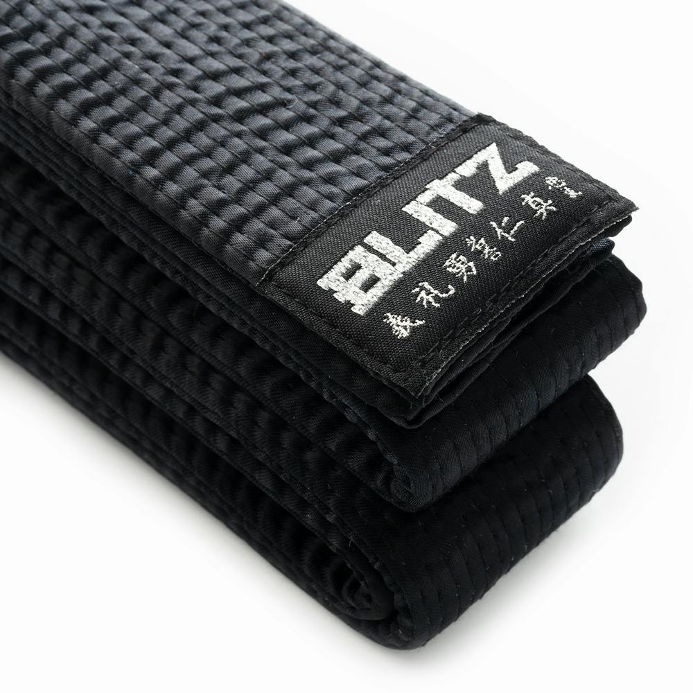 Blitz Deluxe Silk Black Belt