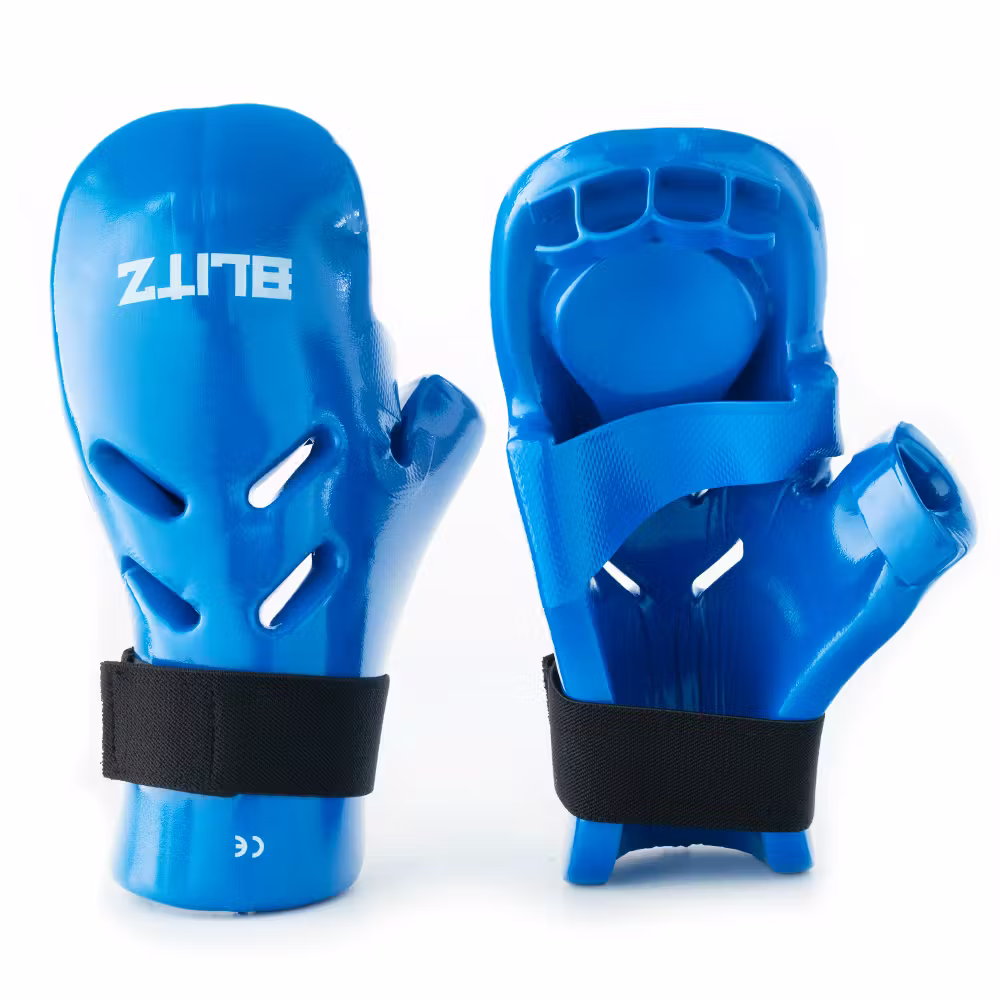 Image of Blitz Dipped Foam Gloves - Blue