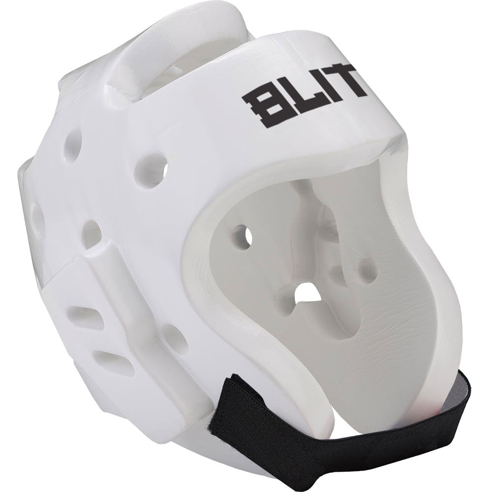 Blitz Sports Dipped Foam Hood Head Guard White
