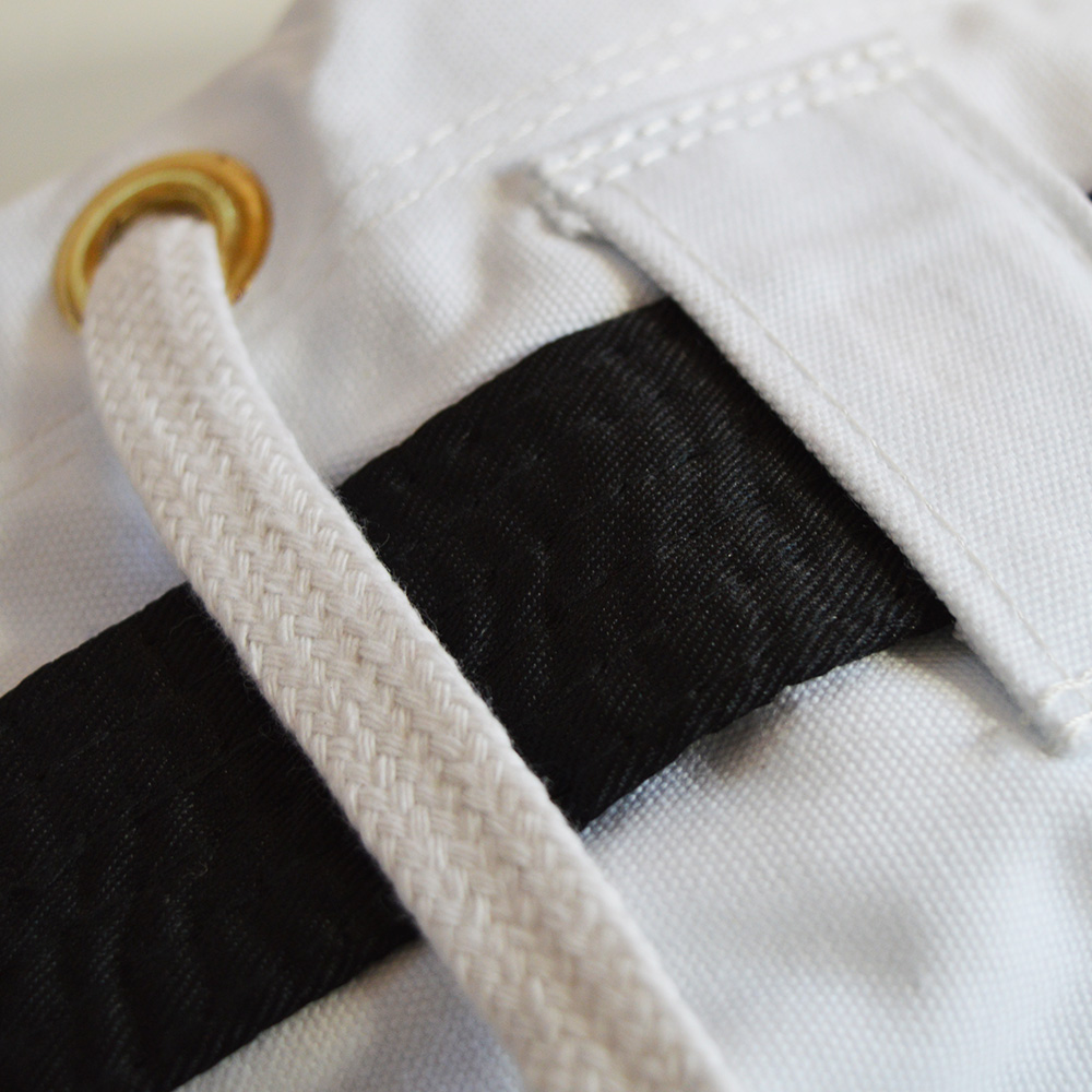 Blitz Karate Duffle Bag Drawstring Discipline White Martial Arts Training 