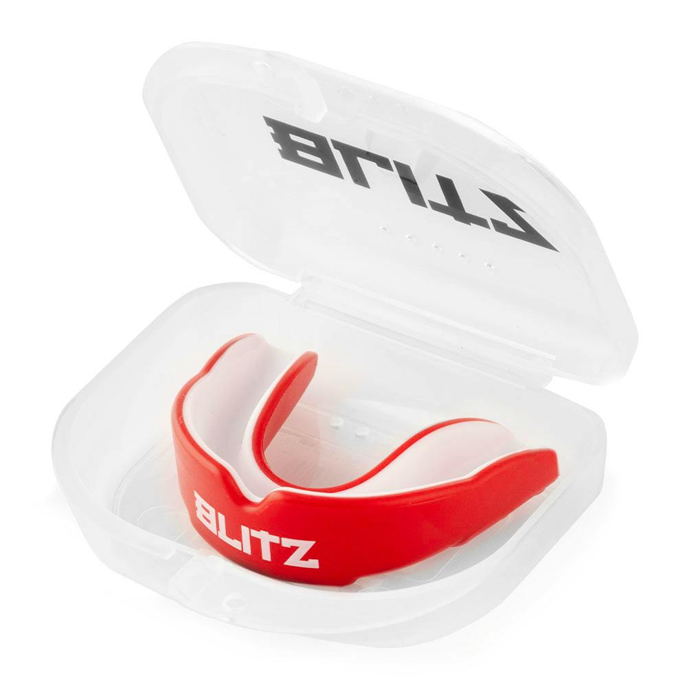 Image of Blitz Double Layer Mouth Guard - Red