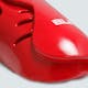 Blitz Double Padded Dipped Foam Foot Guards in Red - Detail 1