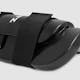 Blitz Double Padded Dipped Foam Shin Guards in Black - Detail 1