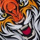 Blitz Embroidered Badge - Tiger Head - Detail 1