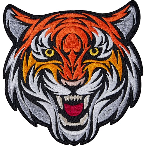 Blitz Embroidered Badge - Tiger Head