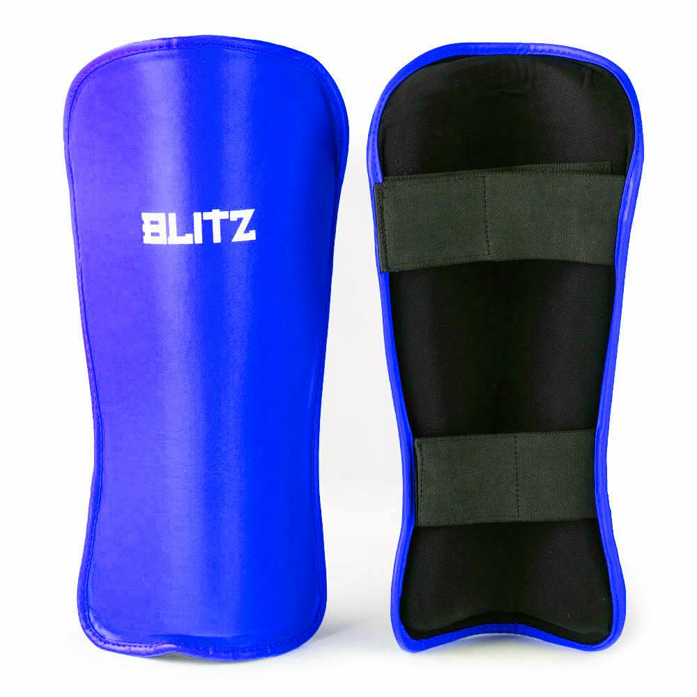 Image of Blitz Fusion Shin Guards - Blue