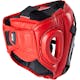 Blitz Grilled Head Guard in Red - Back