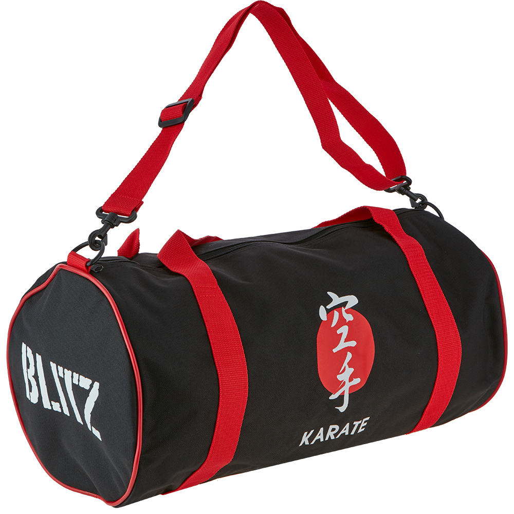 Karate Martial Arts Training Black Blitz Shotokan Discipline Duffle Bag 