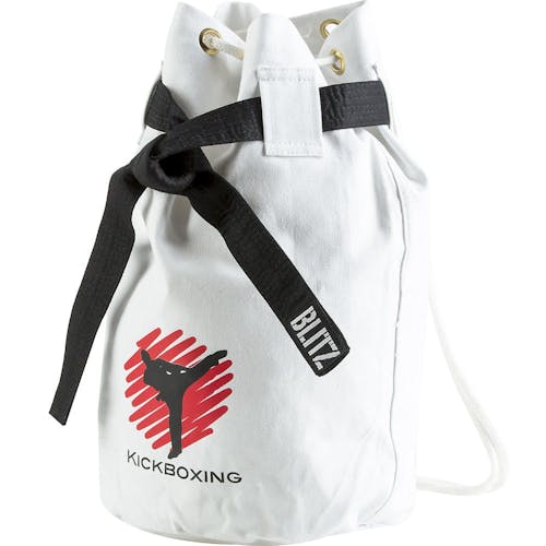 Blitz Kickboxing Discipline Duffle Bag - White