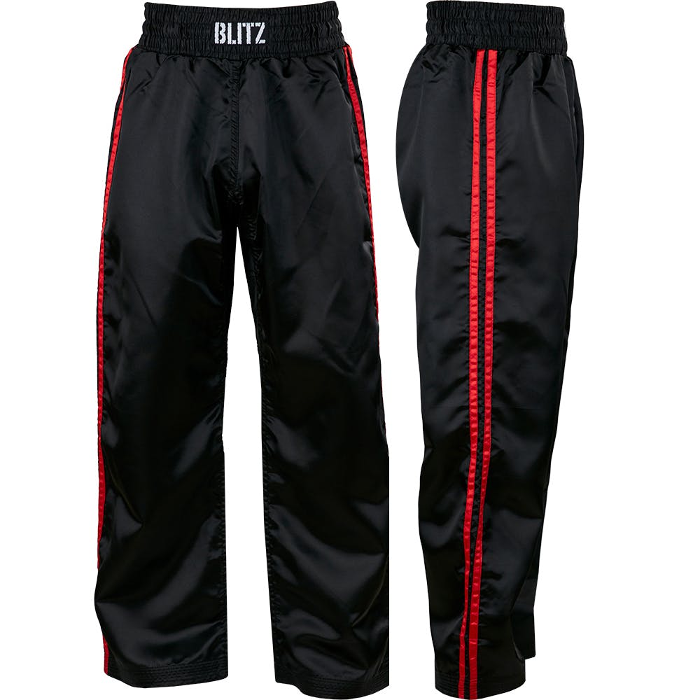 Malino Adult Student Karate Trousers Poly Cotton Black 7oz