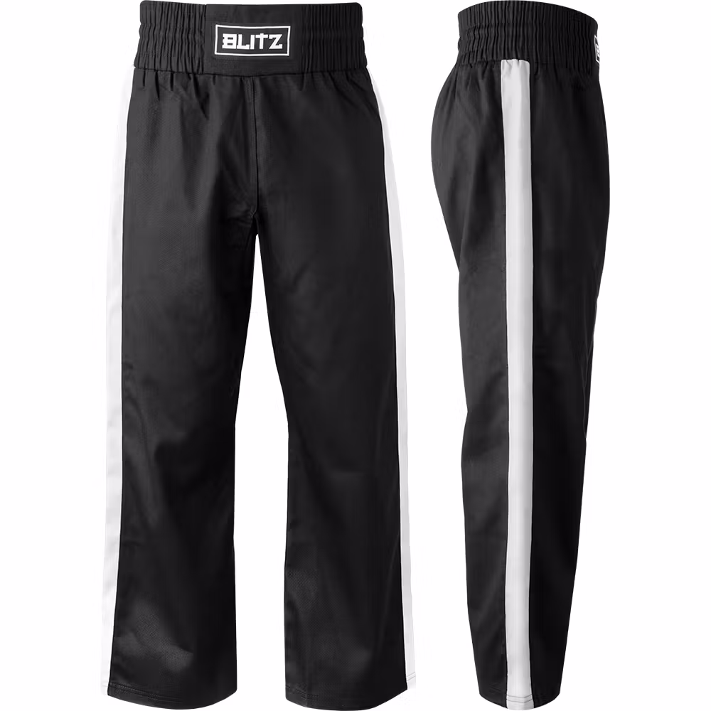 Image of Blitz Club Contact Trousers - Black / White