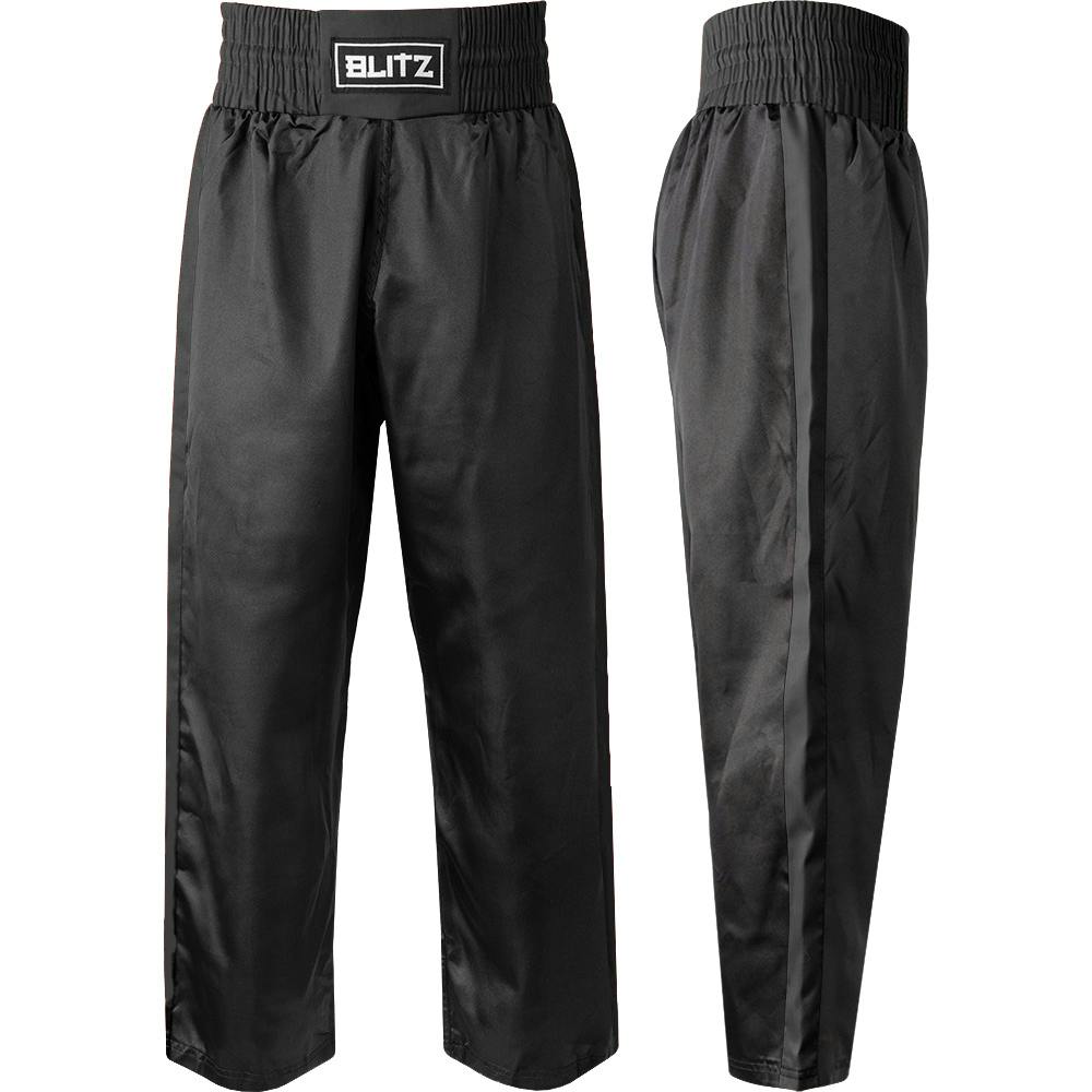 Image of Blitz Defiant Polyester Contact Trousers - Black / Black - 00000/90cm