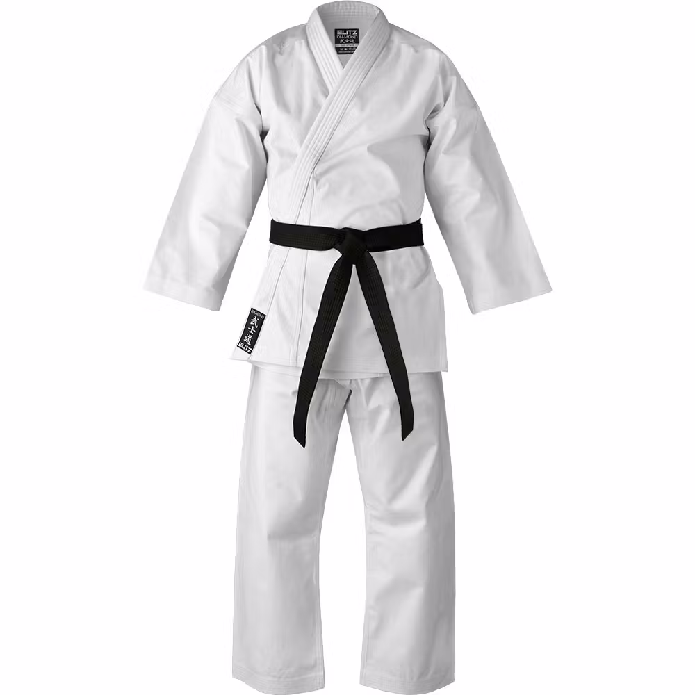 Image of Blitz Diamond Kata Karate Gi - White