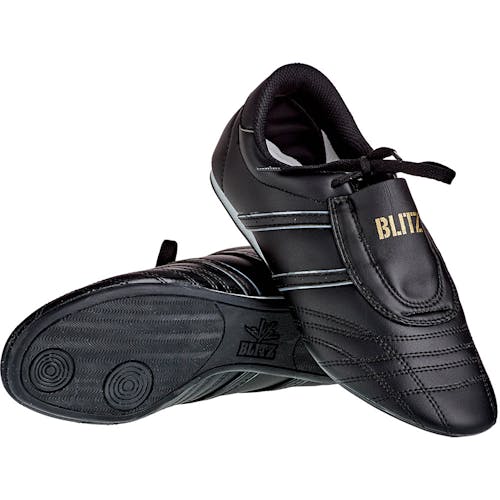 Blitz Kids Martial Arts Training Shoes - Black / Black