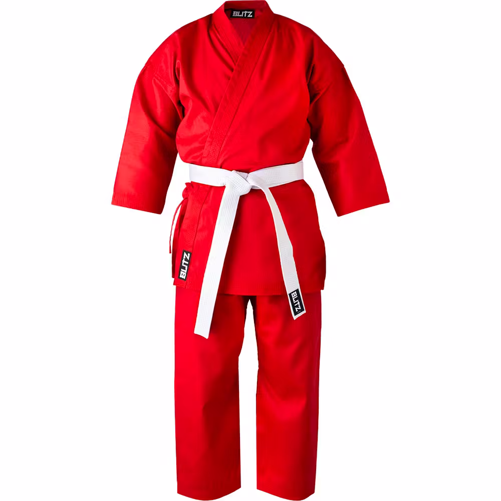 Image of Blitz Student Karate Gi - Red