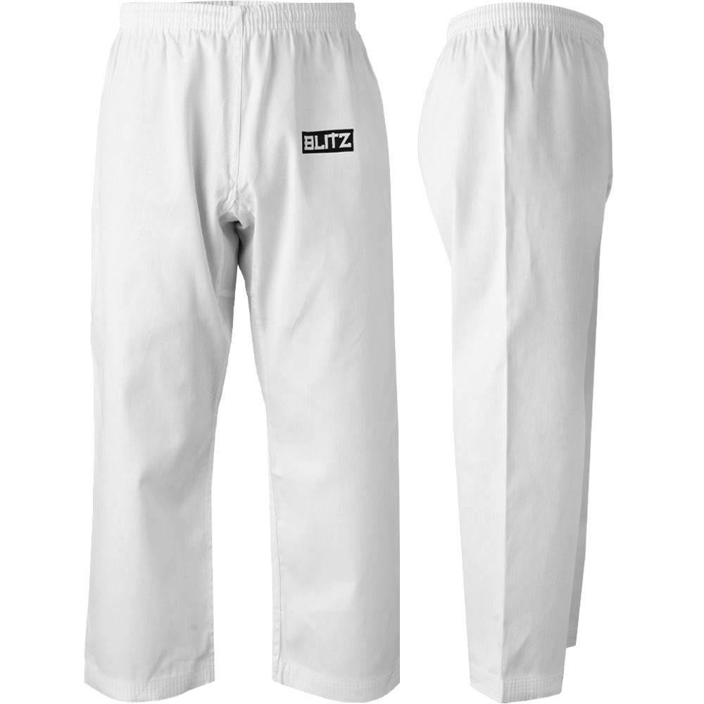 Image of Blitz Student Martial Arts Trousers - White