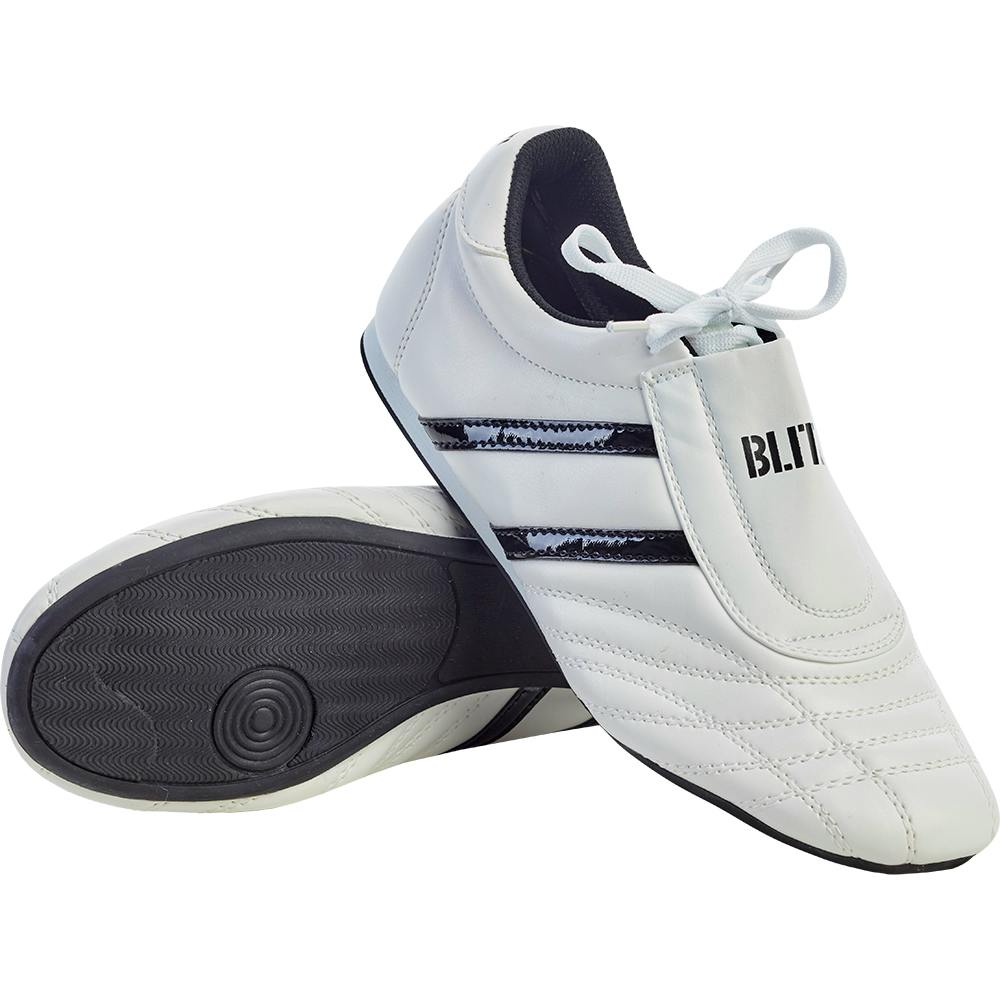 Image of Blitz Martial Arts Training Shoes - White / Black - UK 10