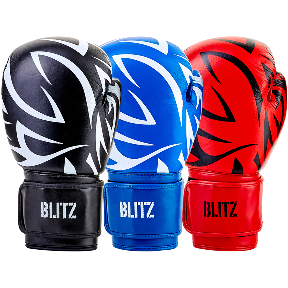 Red Sparring Blitz Muay Thai Boxing Gloves 