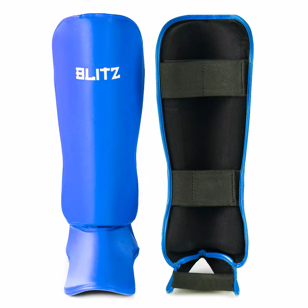 Image of Blitz Nitro Shin Guards - Blue