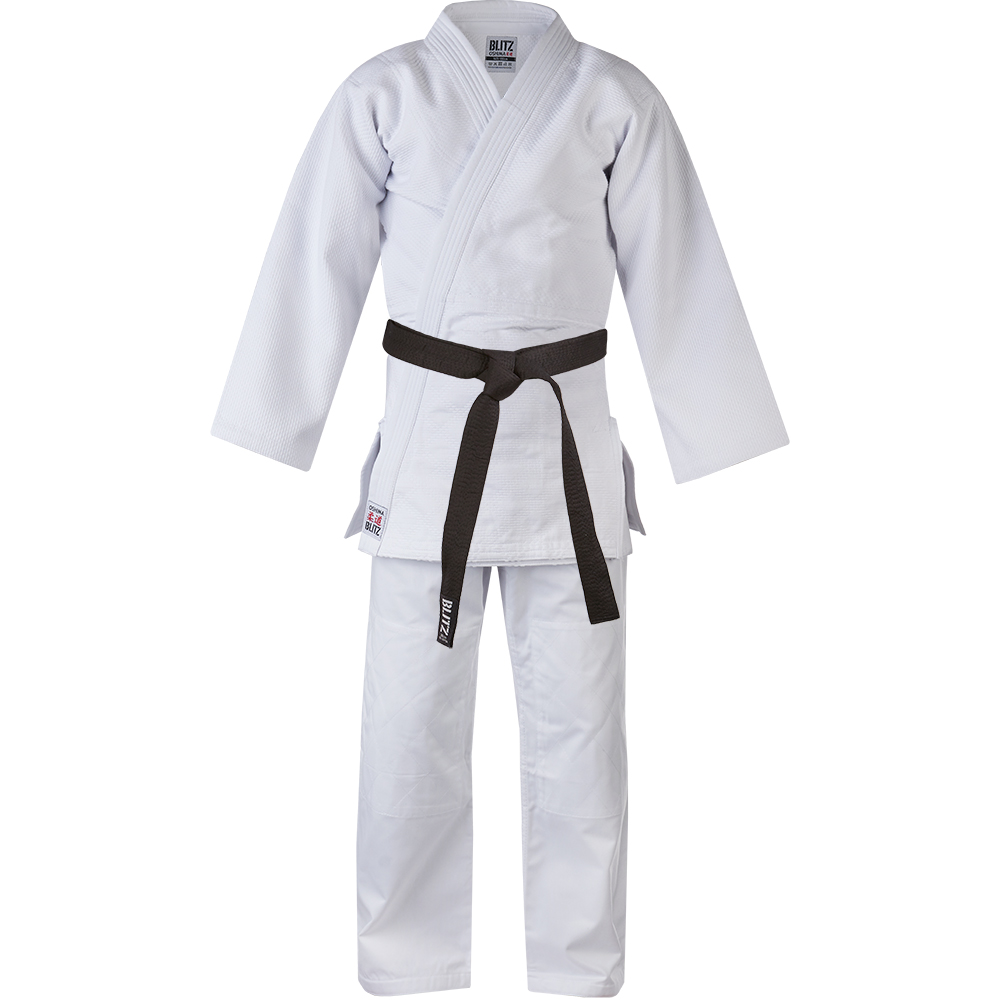 Blitz Black Judo Suit/Gi/Uniform 350g 