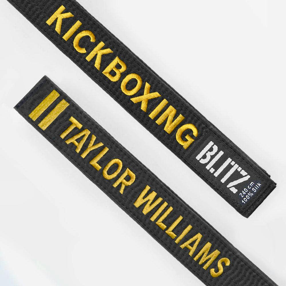 Custom martial arts clearance belts