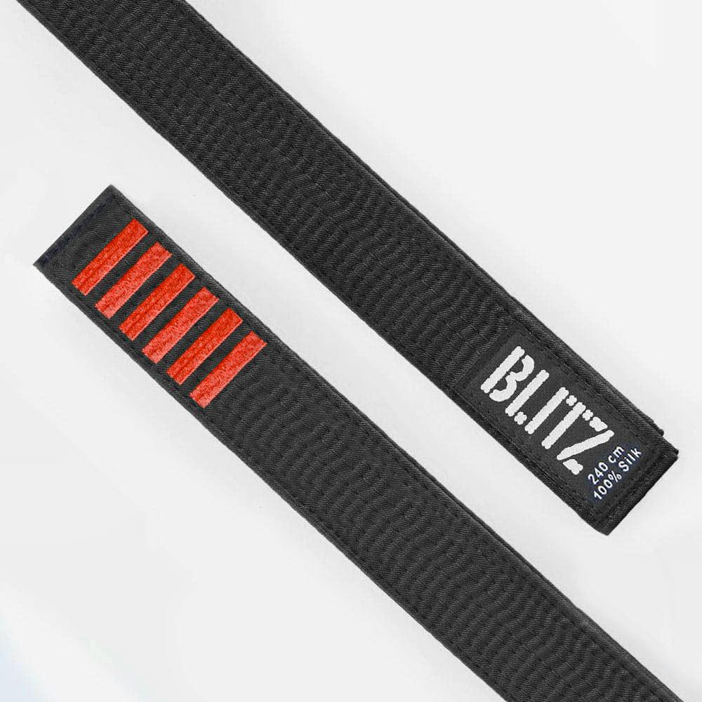 Blitz Black Belt With Red Stripe 280cm 
