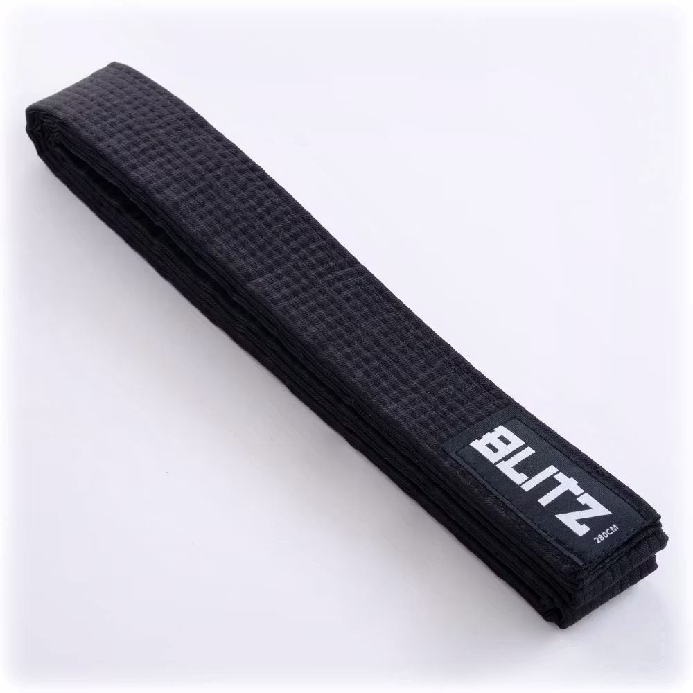 Image of Blitz Plain Coloured Belt - Black