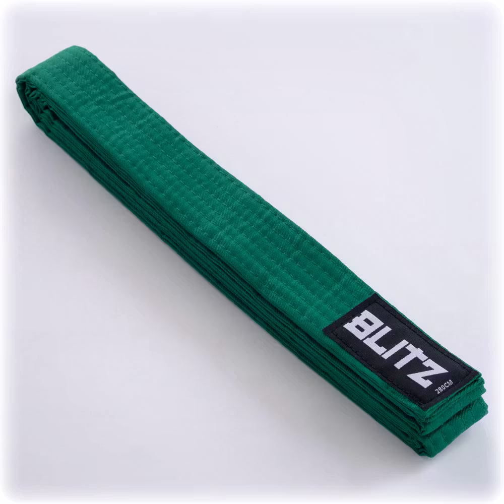 Image of Blitz Plain Coloured Lightweight Belt - Green