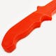 Blitz Rubber Drop Point Knife in Red - Detail 1