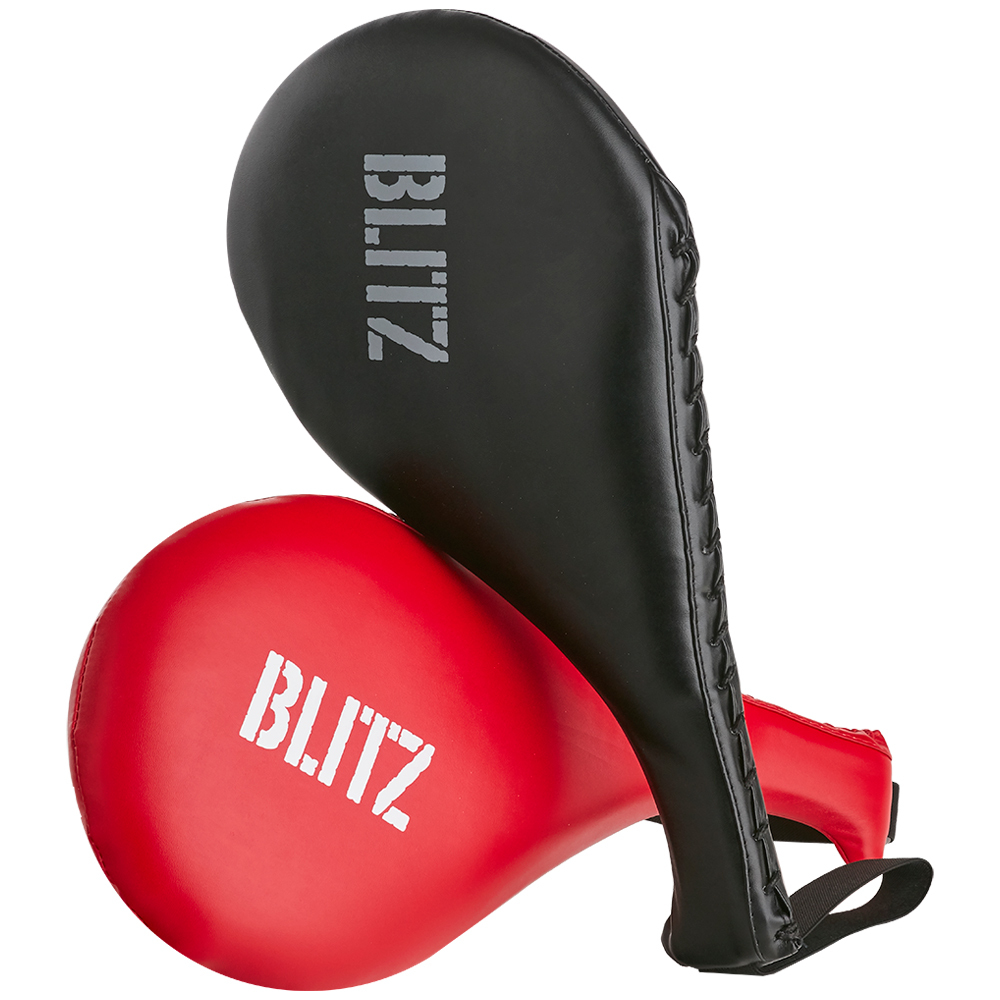 Blitz Club Focus Pads Mitts Boxing Hook and Jab Kick MMA Training Punch Fitness 