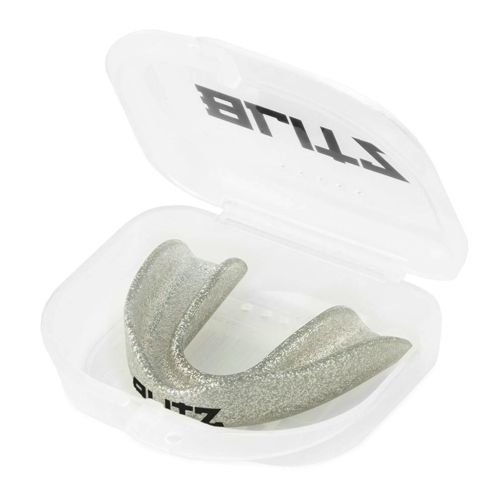 Image of Blitz Single Layer Mouth Guard - Silver