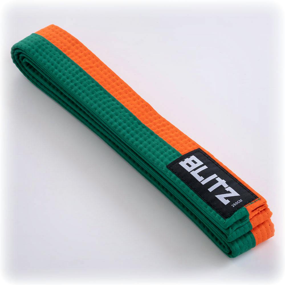 Image of Blitz Split Length Belt - Green / Orange
