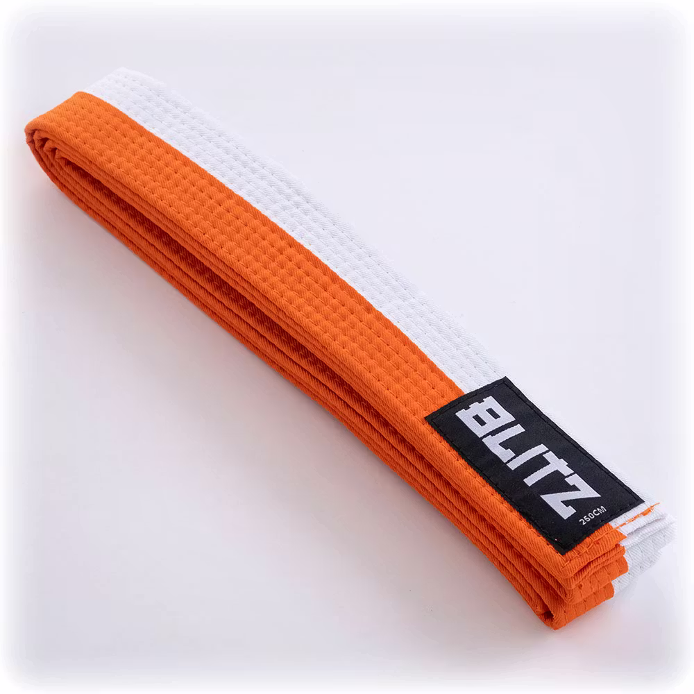 Image of Blitz Split Length Belt - White / Orange