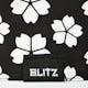 Blitz Tenugui - Cherry Blossom in Black - Detail 2