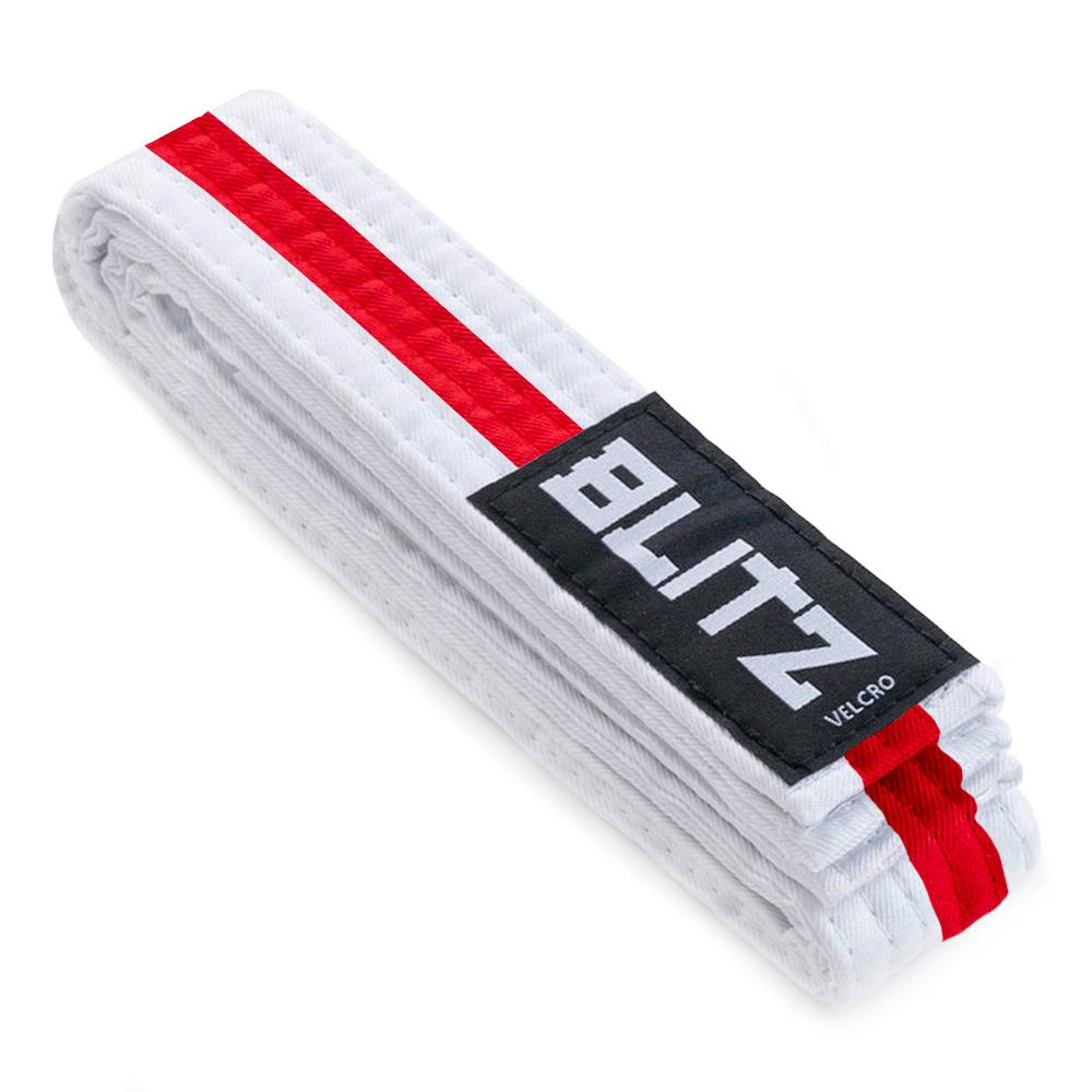 Image of Blitz Velcro Belt - White / Red
